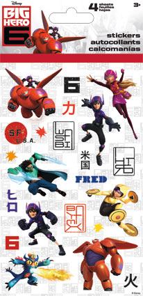 楽天市場 ベイ マックス Big Hero 6 4シート ステッカー Sandy Lion Baymax ベイマックス シール マーベル キャラクター グッズ ディズニー 映画 送料無料 メール便配送 キャラクター雑貨 プレッツェル