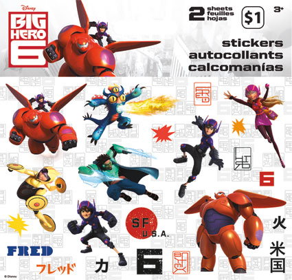 楽天市場 ベイ マックス Big Hero 6 2シートステッカー Sandy Lion Baymax ベイマックス シール マーベル キャラクター 子供 景品 フェス お祭りグッズ ディズニー 映画 送料無料 メール便配送 キャラクター雑貨 プレッツェル