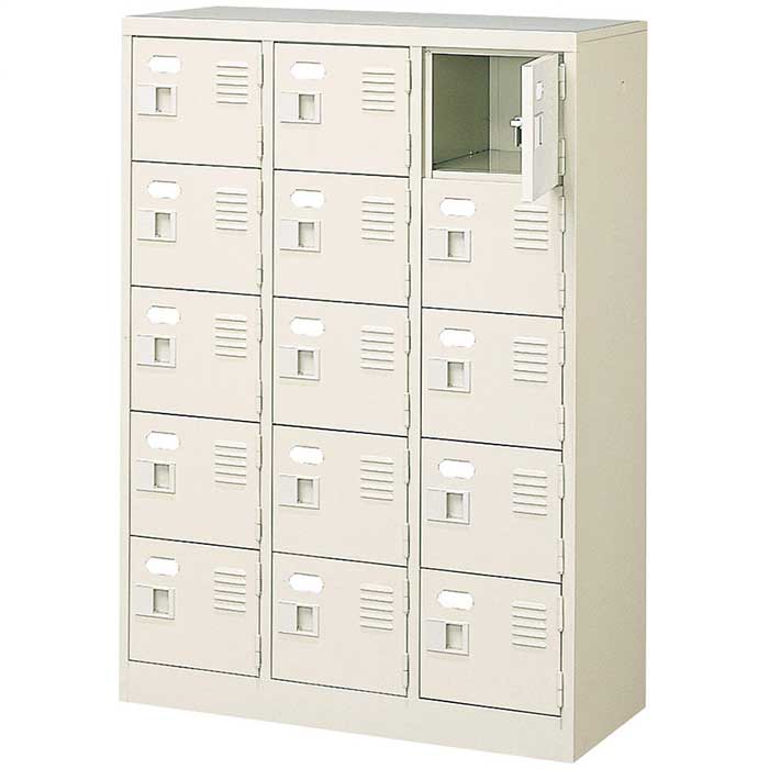 季節のおすすめ商品 15人用シューズボックス BS-15NW5L N 5列3段 靴
