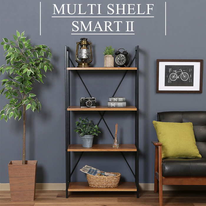 オープンシェルフ マルチシェルフ 3段 ＳＭＡＲＴ 棚 ラック 本棚 SMART(スマート)マルチシェルフ 3段タイプ | 家具・インテリア通販