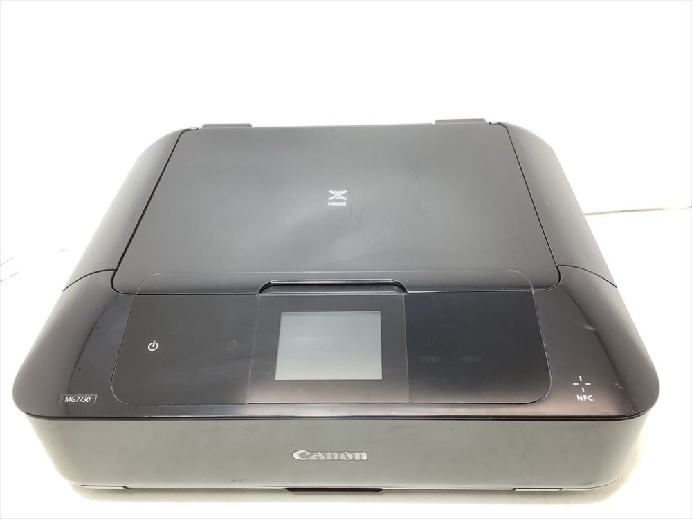 【中古】旧模範例 Canon インクジェット印刷工練りあわせる機 PIXUS MG7730 BK 黒いこと