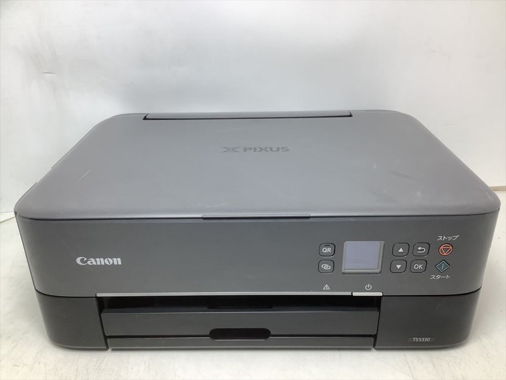 【中古】Canon プリンター A4インクジェット複合機 PIXUS TS5330 ブラック 2019年モデル テレワーク向け