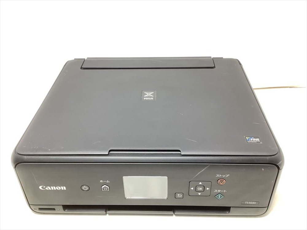【中古】旧モデル Canon インクジェットプリンター複合機 TS5030 BK ブラック