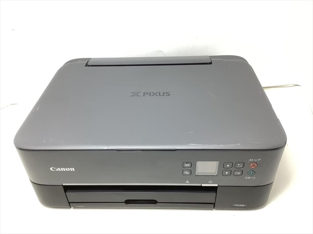 【中古】キヤノン Canon 印刷機 A4インクジェット練り合わせる機 PIXUS TS5430 黒いこと 2021年真似形 テレ細工物向け 4色・原則として型・相応うインキBC-360/361つづき物