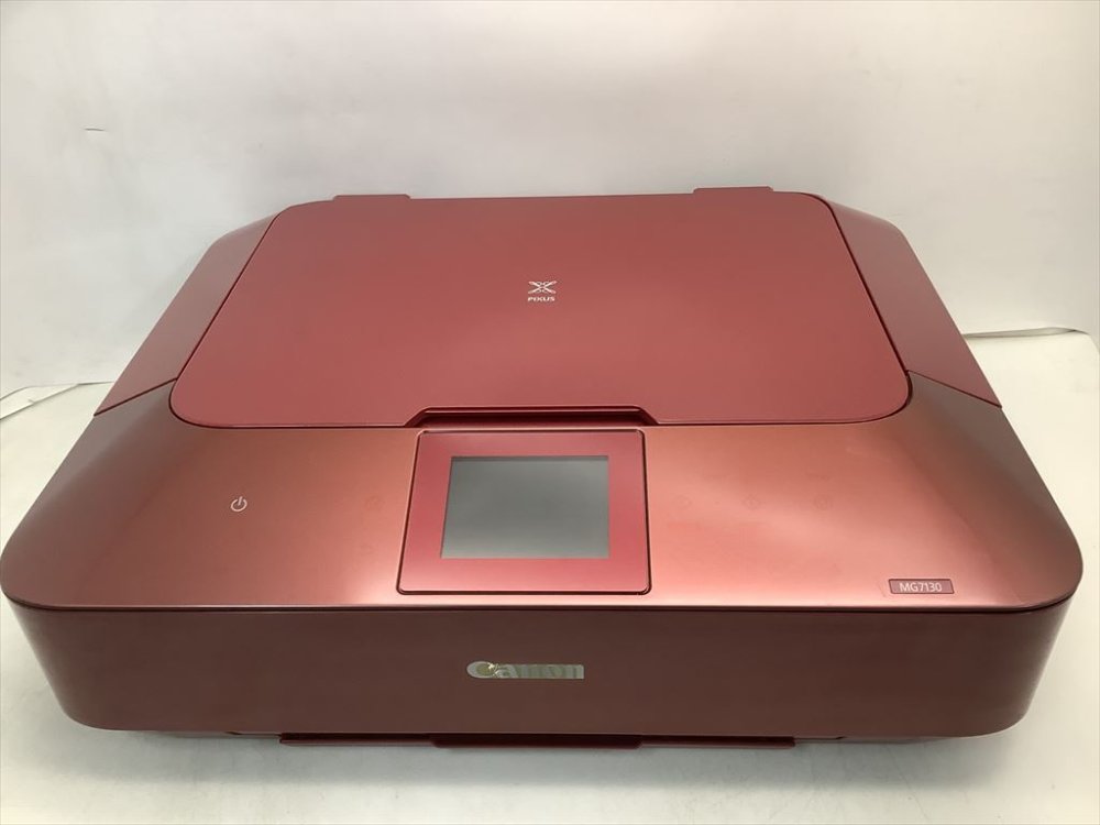 【中古】Canon キヤノンインクジェット複合機 PIXUS MG7130 RD