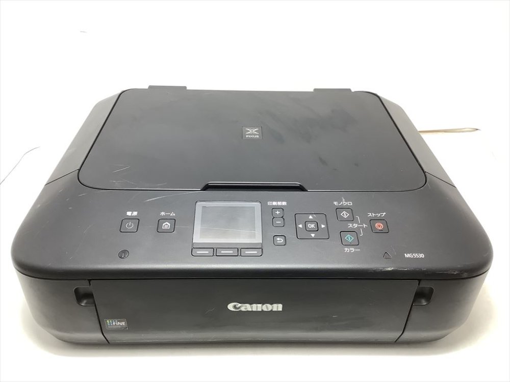 【中古】Canon キヤノン インクジェット結びあわせる機 PIXUS MG5530 BK