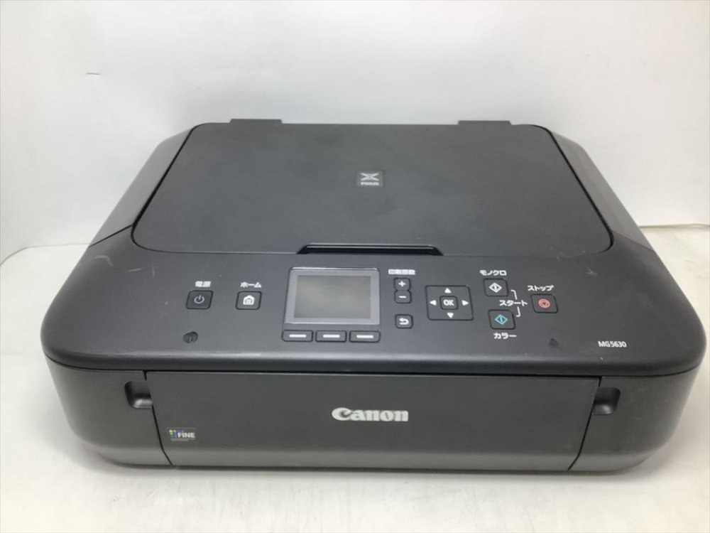 【中古】旧青写真 Canon インクジェット印刷機結びあわせる機 PIXUS MG5630 BK 黒いこと