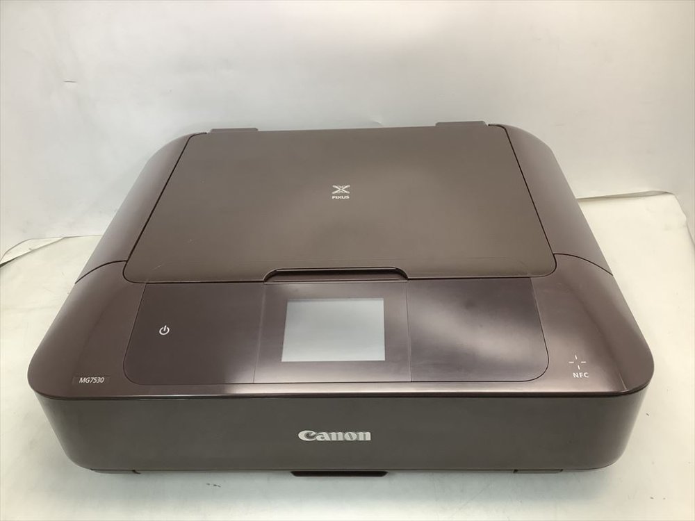 【中古】Canon キヤノンインクジェット練りあわせる機 PIXUSMG7530BW 赤銅色