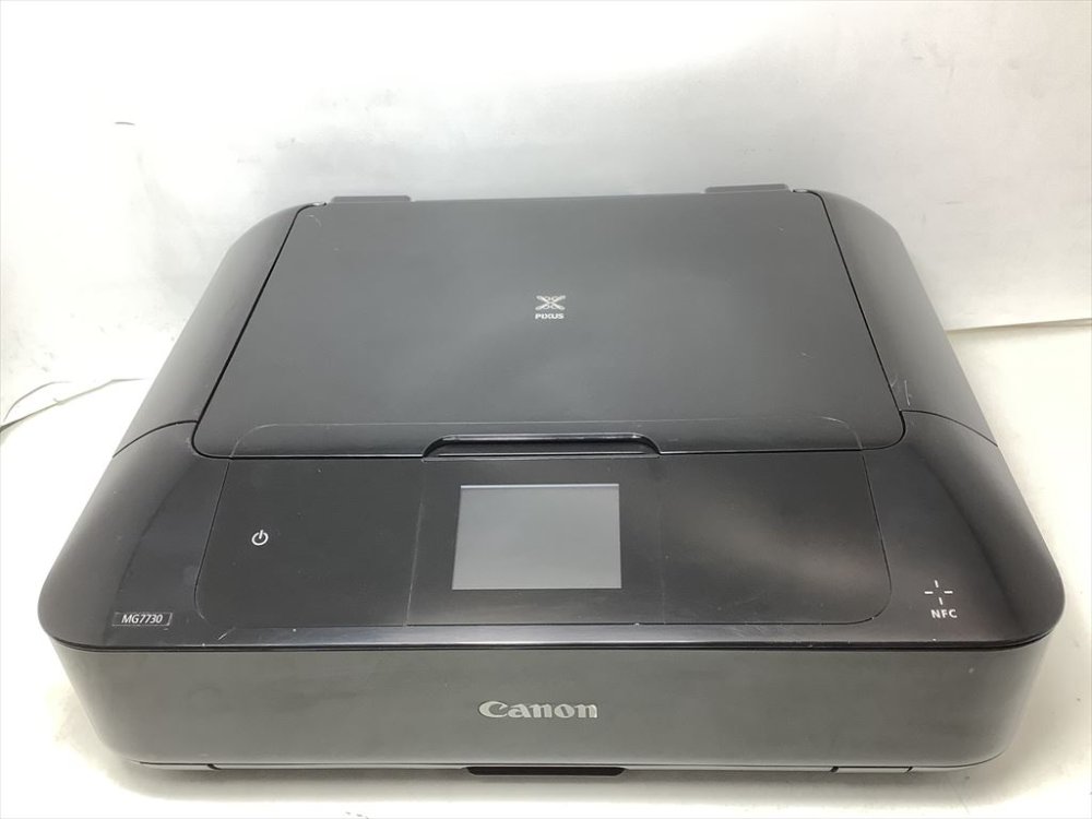 【中古】旧模範例 Canon インクジェット印刷工練りあわせる機 PIXUS MG7730 BK 黒いこと