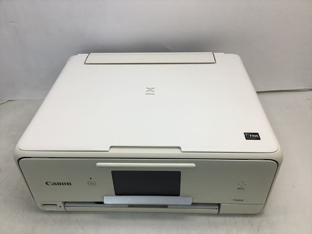 【中古】旧模範例 Canon インクジェット印刷工練りあわせる機 TS8030 WH 白いこと