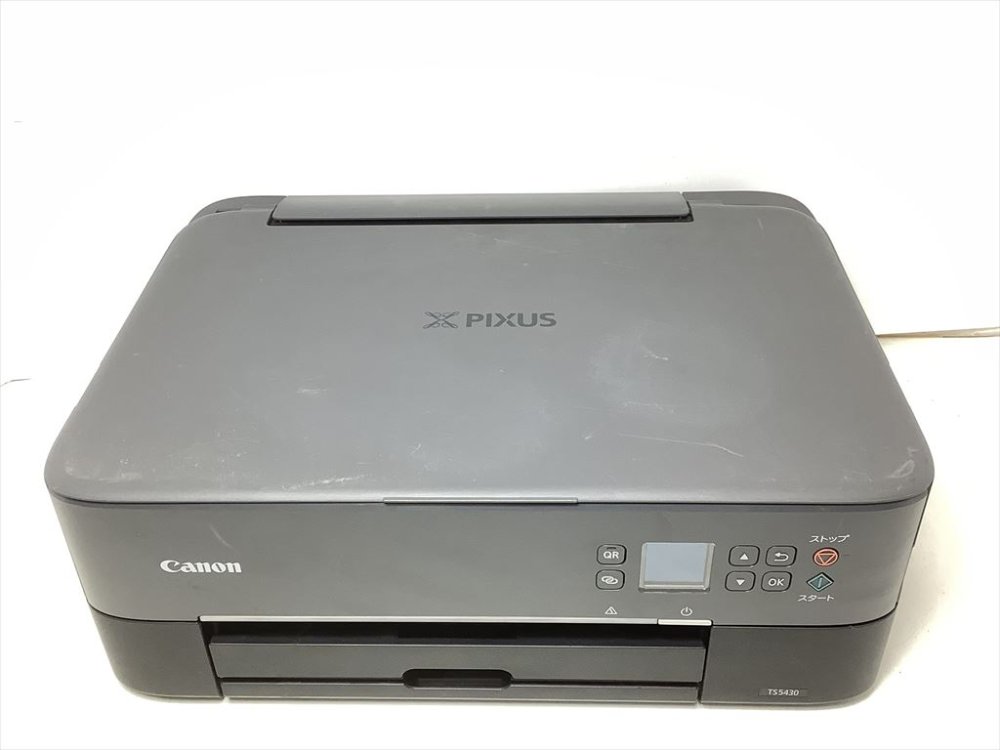 【中古】キヤノン Canon 印刷機 A4インクジェット練り合わせる機 PIXUS TS5430 黒いこと 2021年真似形 テレ細工物向け 4色・原則として型・相応うインキBC-360/361つづき物