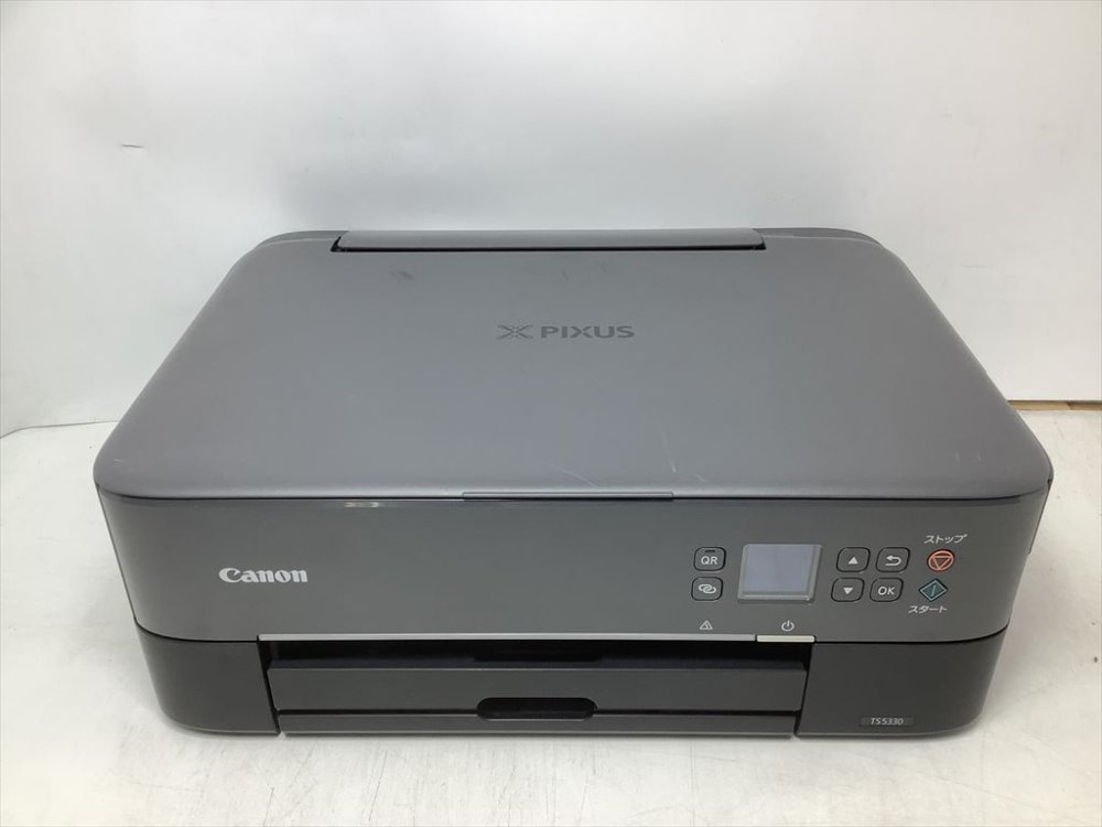【中古】Canon 印刷工 A4インクジェット練りあわせる機 PIXUS TS5330 黒いこと 2019年模範例 テレ細工物向け