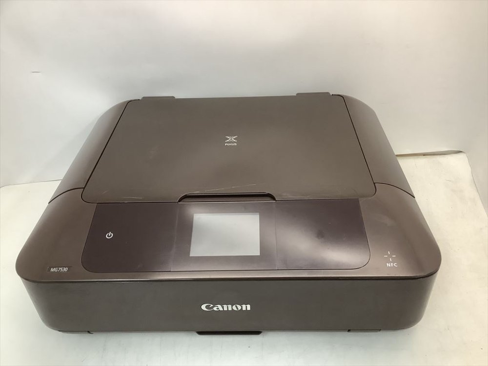 【中古】Canon キヤノンインクジェット練りあわせる機 PIXUSMG7530BW 赤銅色