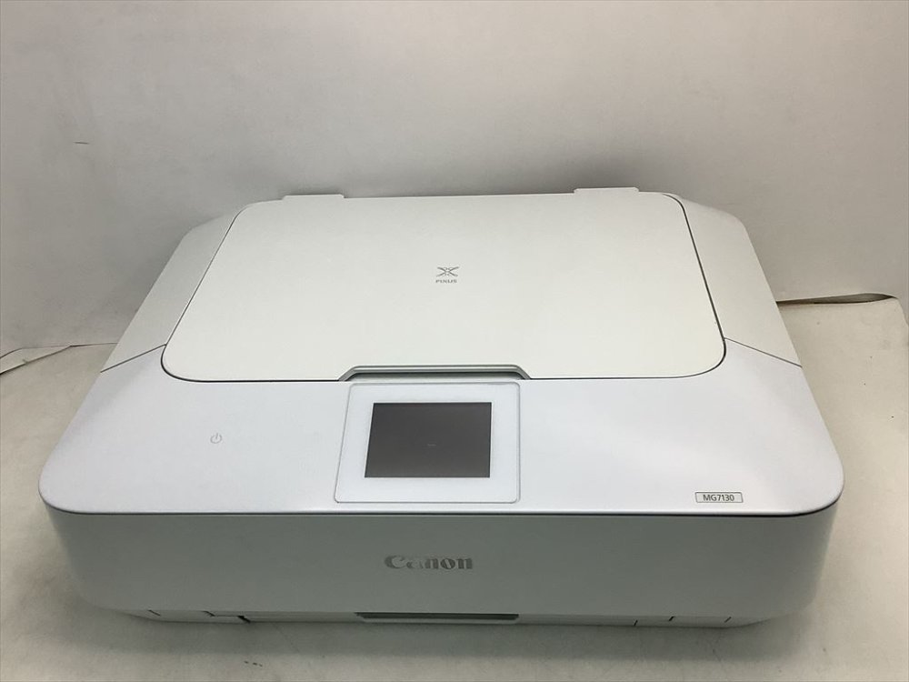 【中古】旧真似形 Canon キヤノン インクジェット練り合わせる機 PIXUS MG7130 WH