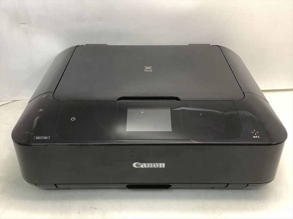 【中古】旧模範例 Canon インクジェット印刷工練りあわせる機 PIXUS MG7730 BK 黒いこと