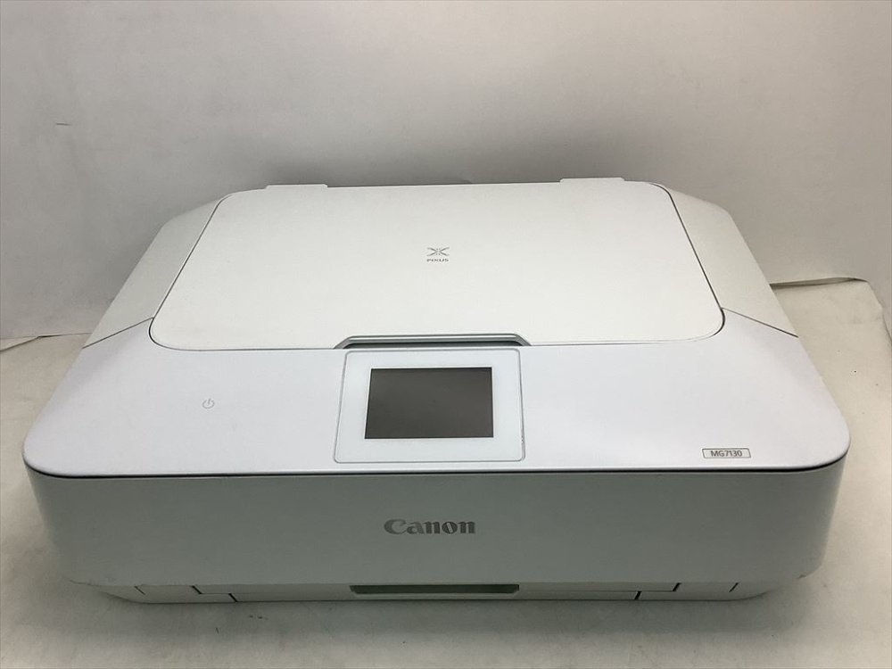 【中古】旧真似形 Canon キヤノン インクジェット練り合わせる機 PIXUS MG7130 WH