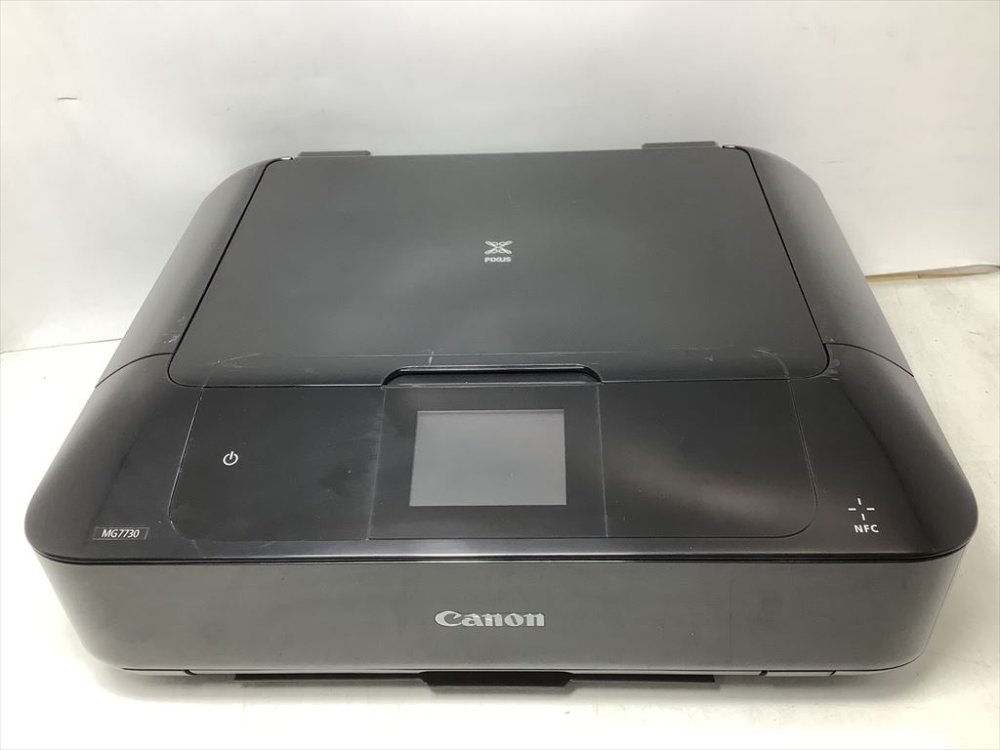 【中古】旧模範例 Canon インクジェット印刷工練りあわせる機 PIXUS MG7730 BK 黒いこと