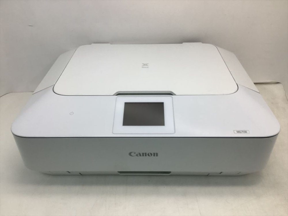 【中古】旧青写真 Canon キヤノン インクジェット結びあわせる機 PIXUS MG7130 WH