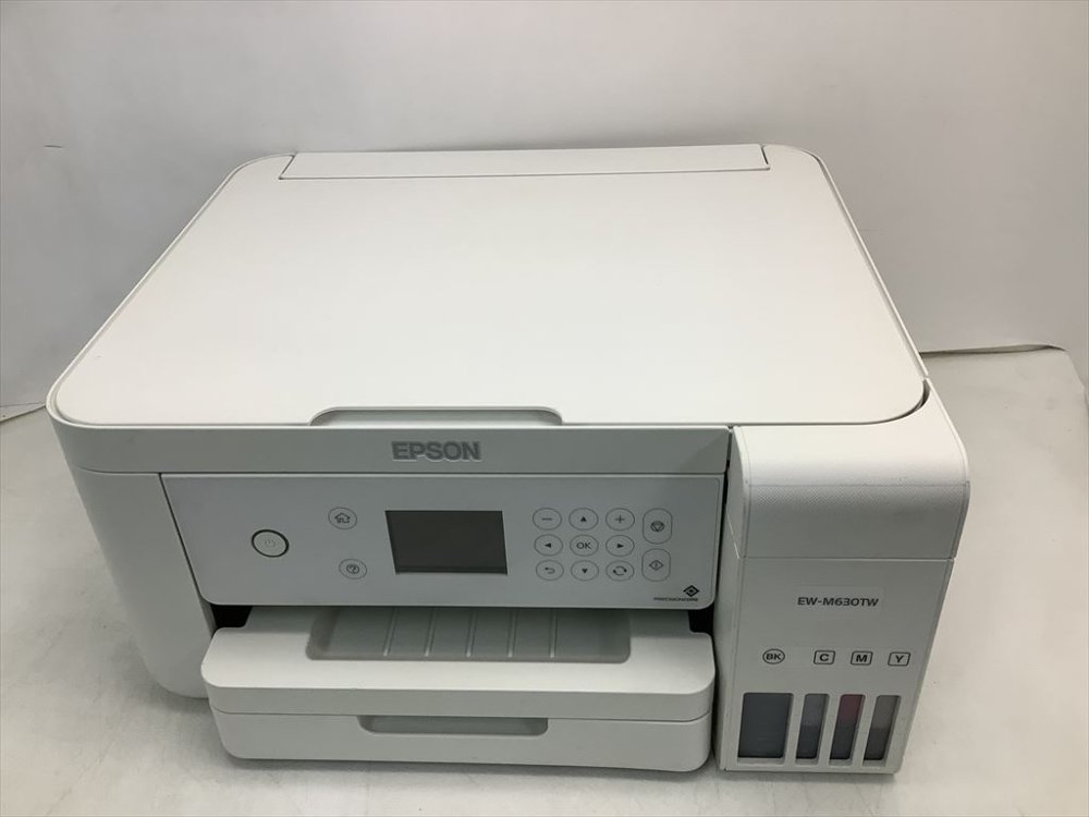 【中古】エプソン a 4 色つや 刷り上げる 相応う エコ 貯蔵タンク 積み上げる インクジェット 印刷者 練りあわせる 機 白いこと epson ew m 630 tw