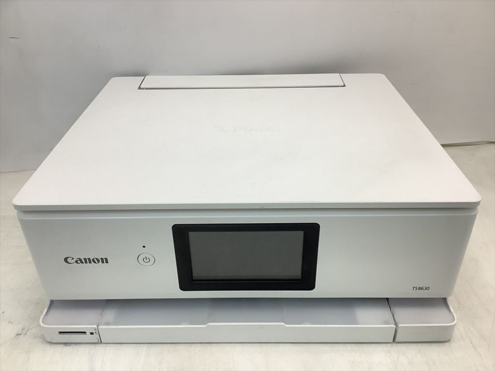 【中古】Canon 印刷工 A4インクジェット練りあわせる機キヤノン インクジェット練りあわせる機 TS8630 WHITE 2022年模範例 6色・独立独行型・相応うインキBCI-330/331続きもの 白いこと