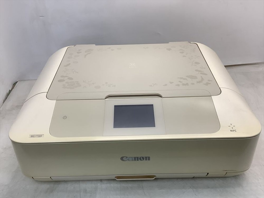 【中古】Canon キヤノン インクジェット練りあわせる機 ピクサスアトリエ PIXUSMG7730F エクリュベージュ
