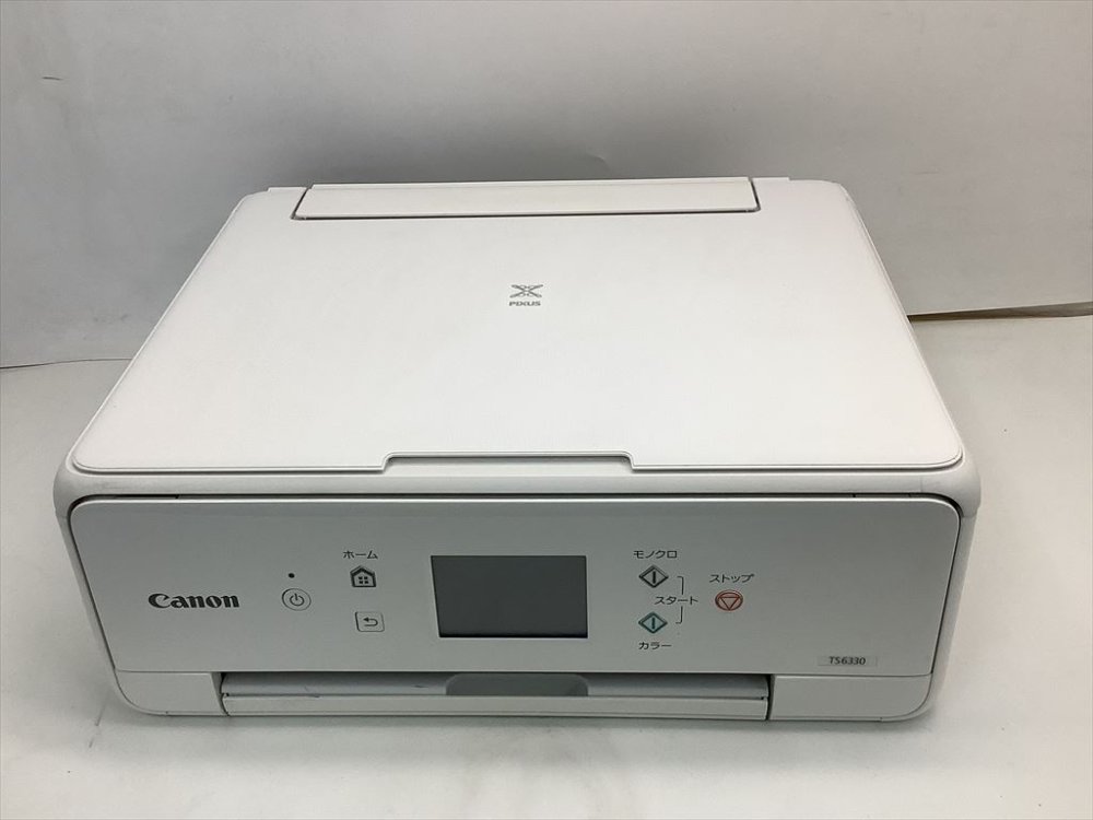 【中古】キヤノン Canon 印刷工 A4インクジェット練りあわせる機 PIXUS TS6330 白いこと 2019年模範例 5色・独立独行型・相応うインキBCI-380/381続きもの