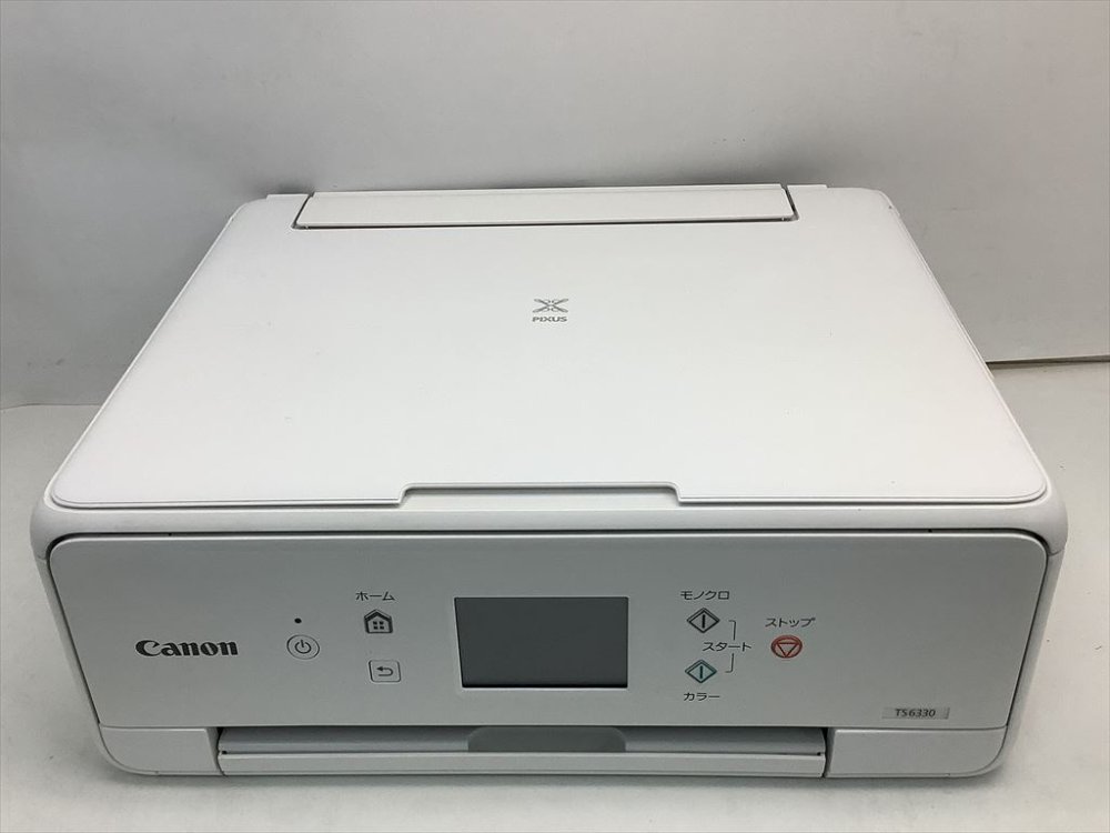 【中古】キヤノン Canon 印刷工 A4インクジェット練りあわせる機 PIXUS TS6330 白いこと 2019年模範例 5色・独立独行型・相応うインキBCI-380/381続きもの