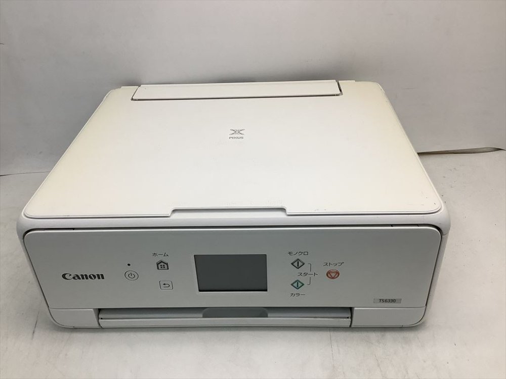 【中古】キヤノン Canon 印刷工 A4インクジェット練りあわせる機 PIXUS TS6330 白いこと 2019年模範例 5色・独立独行型・相応うインキBCI-380/381続きもの