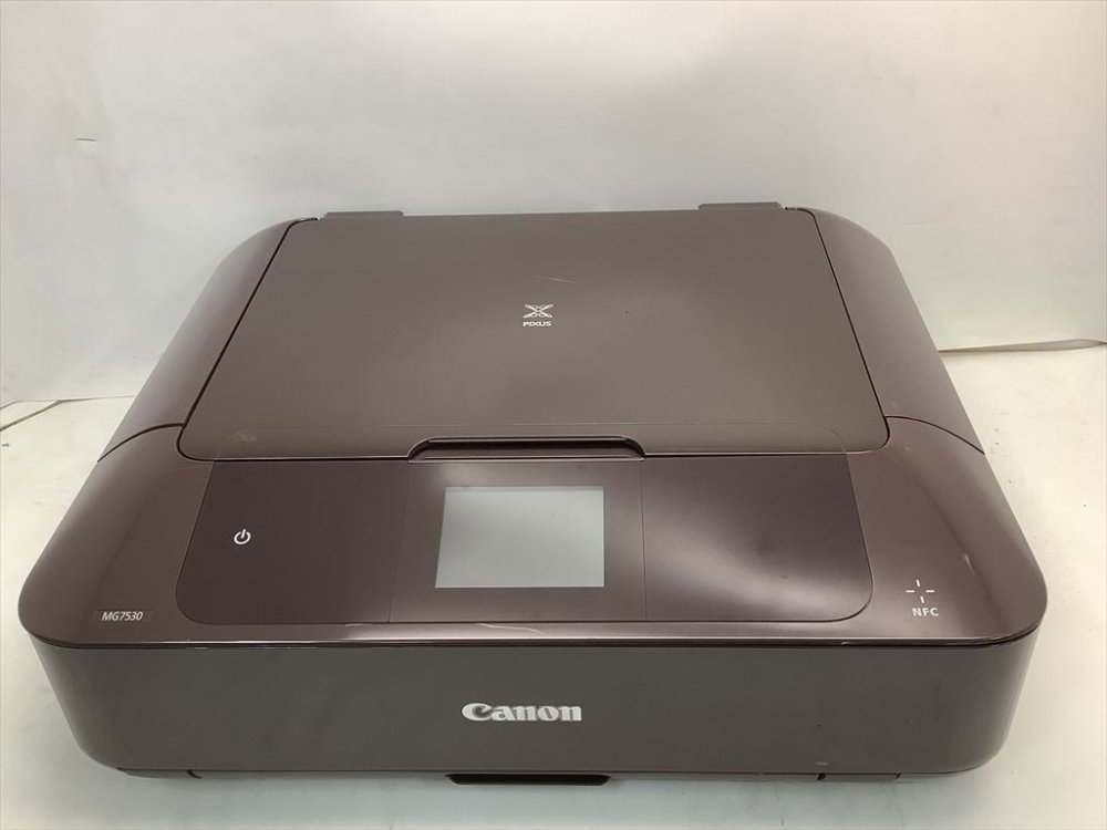 【中古】Canon キヤノンインクジェット練りあわせる機 PIXUSMG7530BW 赤銅色