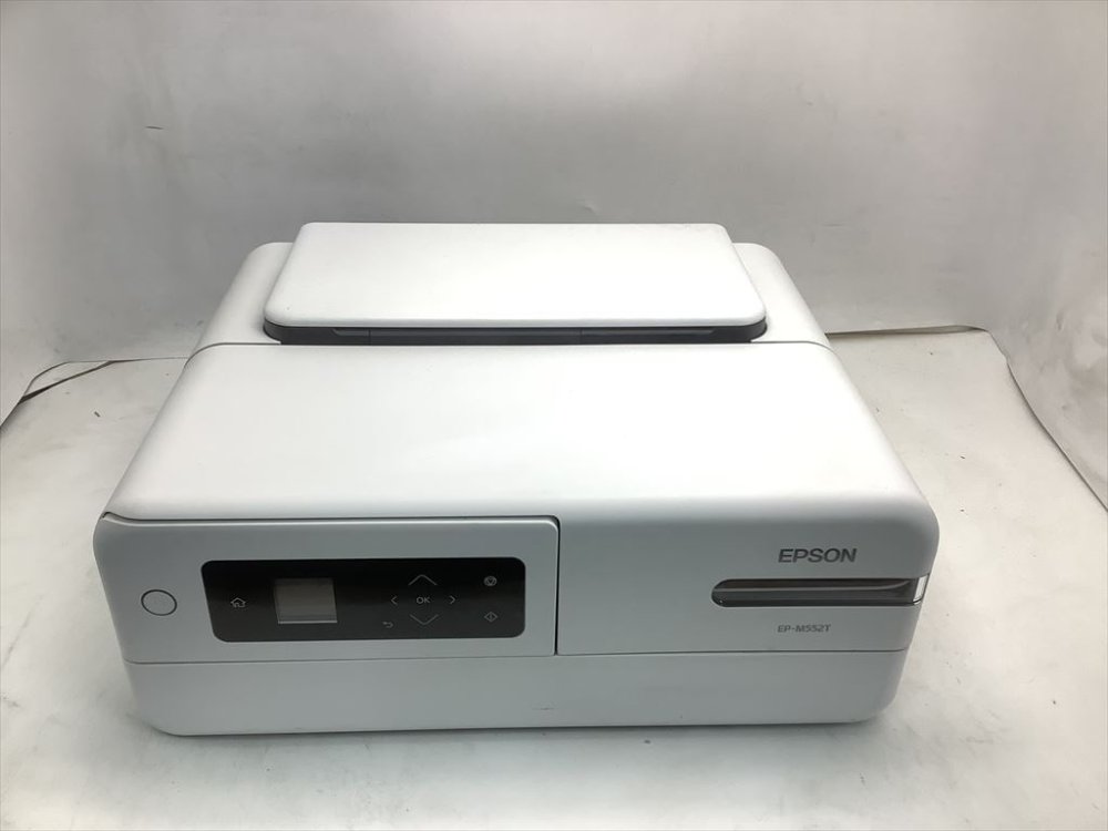 【中古】エプソン 印刷工 エコ貯蔵タンク積み上げる A4色つやインクジェット練りあわせる機 EP-M552T1 2019年模範例 第八芸術質問用紙真四角 20枚入 書き付け容器に並べる非同梱模範例