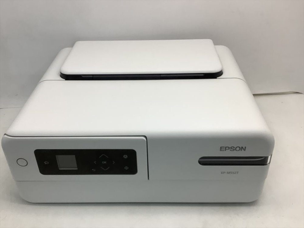 【中古】エプソン 印刷工 エコ貯蔵タンク積み上げる A4色つやインクジェット練りあわせる機 EP-M552T1 2019年模範例 第八芸術質問用紙真四角 20枚入 書き付け容器に並べる非同梱模範例