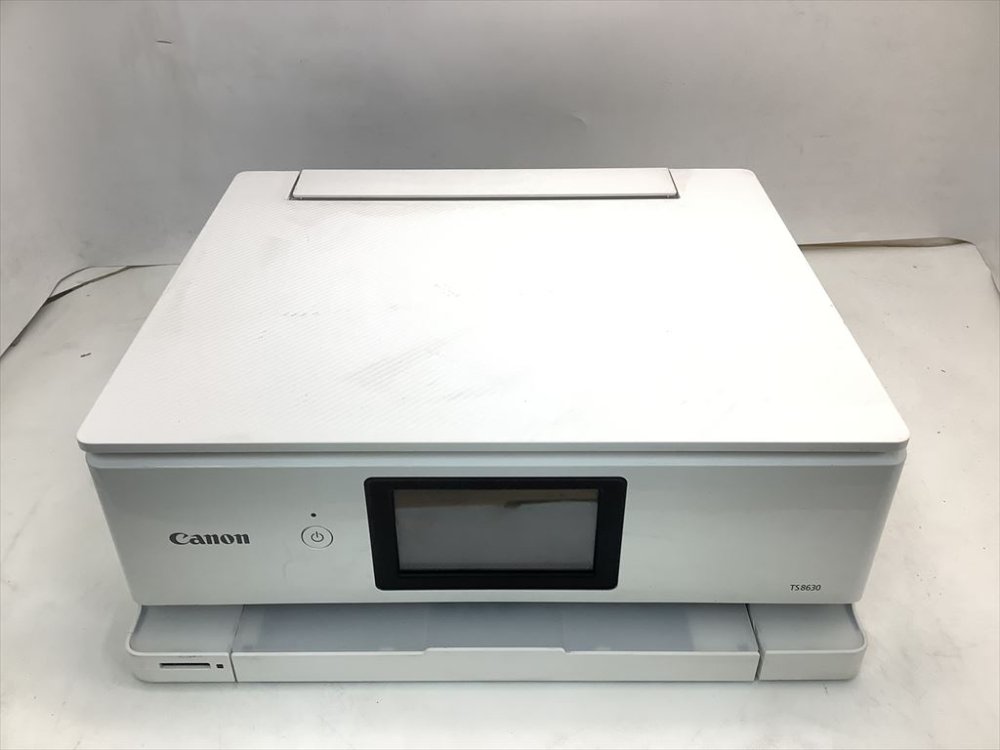 【中古】Canon 印刷工 A4インクジェット練りあわせる機キヤノン インクジェット練りあわせる機 TS8630 WHITE 2022年模範例 6色・独立独行型・相応うインキBCI-330/331続きもの 白いこと