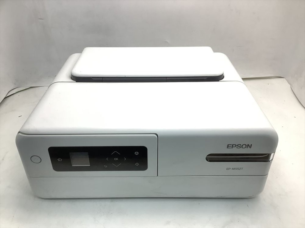 【中古】エプソン 印刷工 エコ貯蔵タンク積み上げる A4色つやインクジェット練りあわせる機 EP-M552T1 2019年模範例 第八芸術質問用紙真四角 20枚入 書き付け容器に並べる非同梱模範例