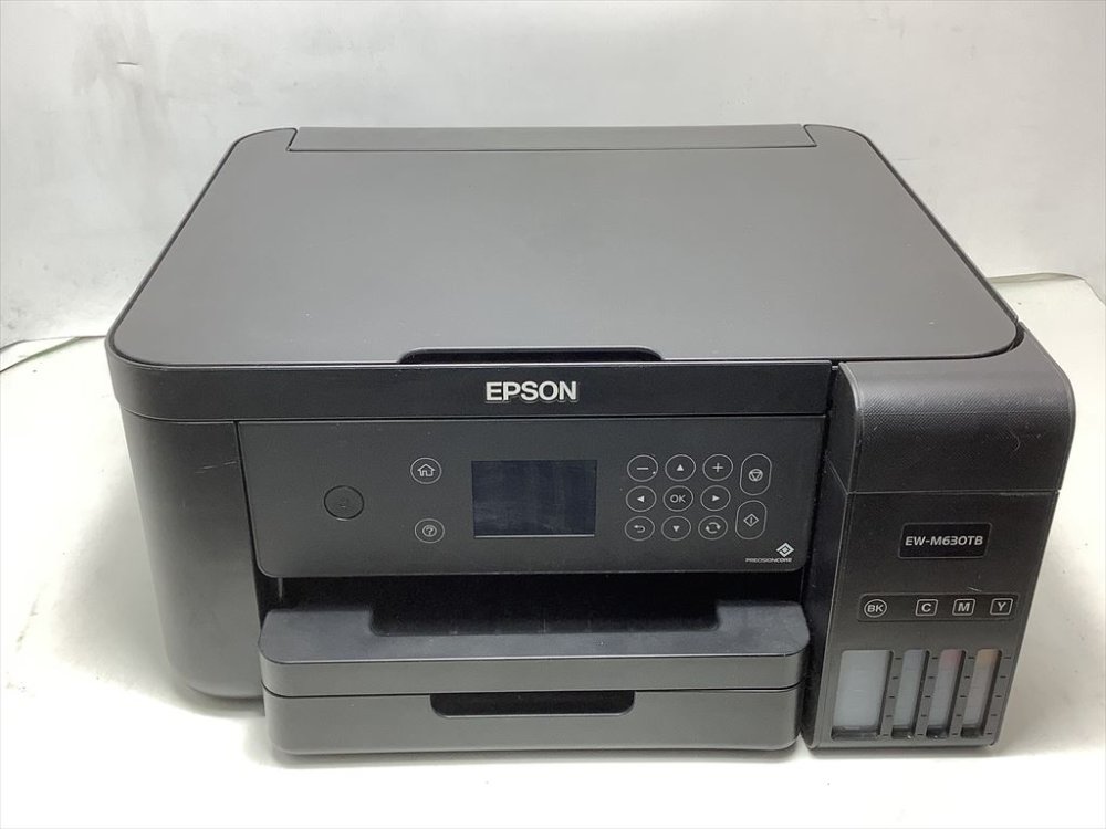 【中古】エプソン A4色つや刷り上げる相応う エコ貯蔵タンク積み上げる インクジェット練りあわせる機（黒いこと）EPSON EW-M630結核症