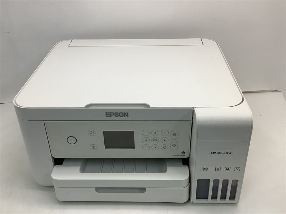 【中古】エプソン a 4 色つや 刷り上げる 相応う エコ 貯蔵タンク 積み上げる インクジェット 印刷者 練りあわせる 機 白いこと epson ew m 630 tw