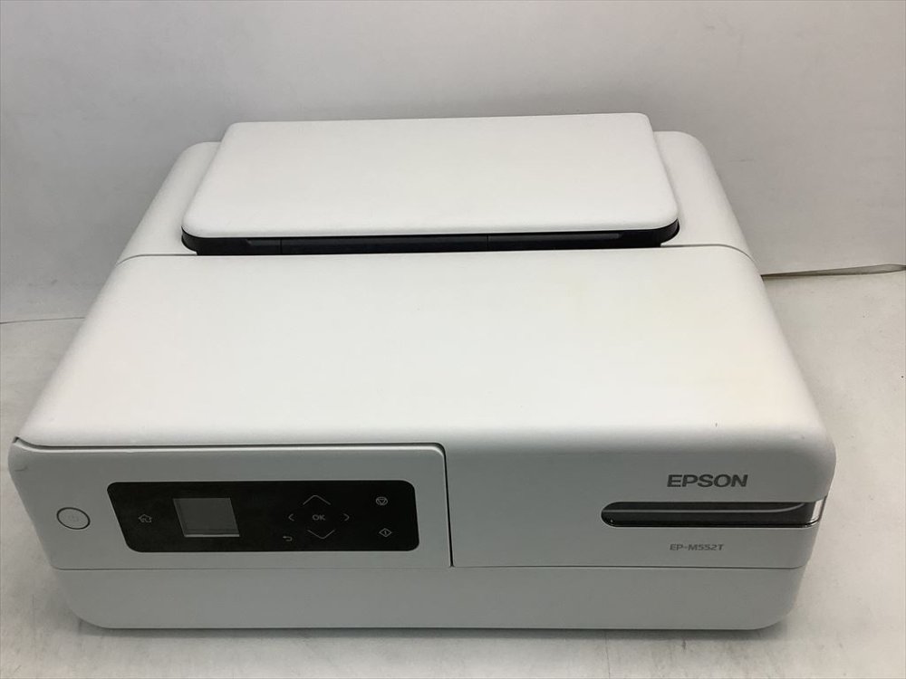【中古】エプソン 印刷工 エコ貯蔵タンク積み上げる A4色つやインクジェット練りあわせる機 EP-M552T1 2019年模範例 第八芸術質問用紙真四角 20枚入 書き付け容器に並べる非同梱模範例