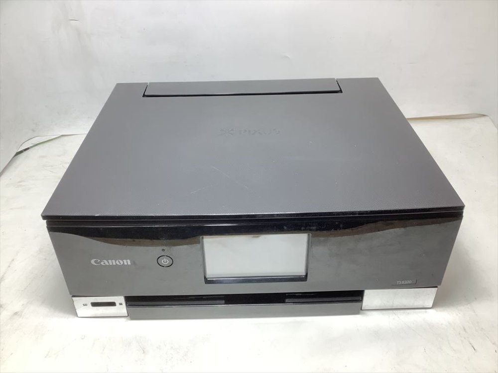 【中古】旧模範例 Canon 印刷工 A4インクジェット練りあわせる機 PIXUS TS8330 黒いこと