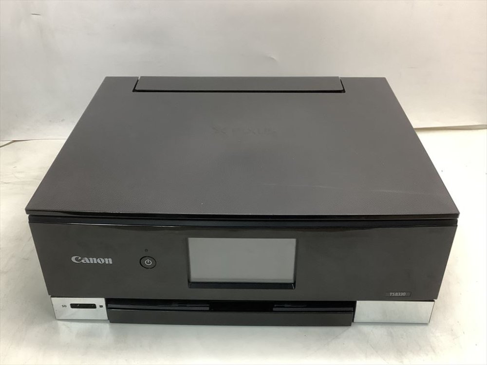【中古】旧模範例 Canon 印刷工 A4インクジェット練りあわせる機 PIXUS TS8330 黒いこと