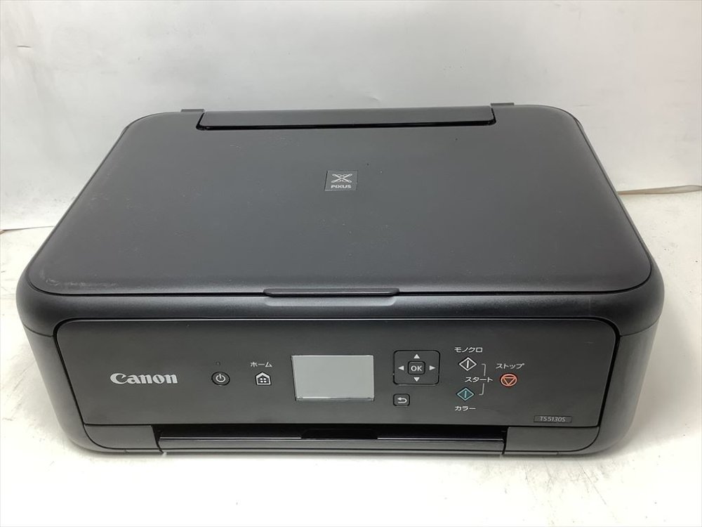 【中古】Canon プリンター A4インクジェット複合機 PIXUS TS5130S ブラック 2018年モデル