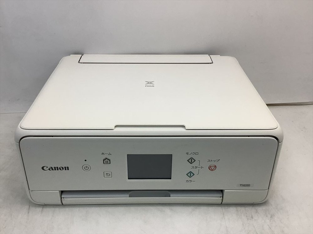 【中古】キヤノン Canon 印刷工 A4インクジェット練りあわせる機 PIXUS TS6330 白いこと 2019年模範例 5色・独立独行型・相応うインキBCI-380/381続きもの