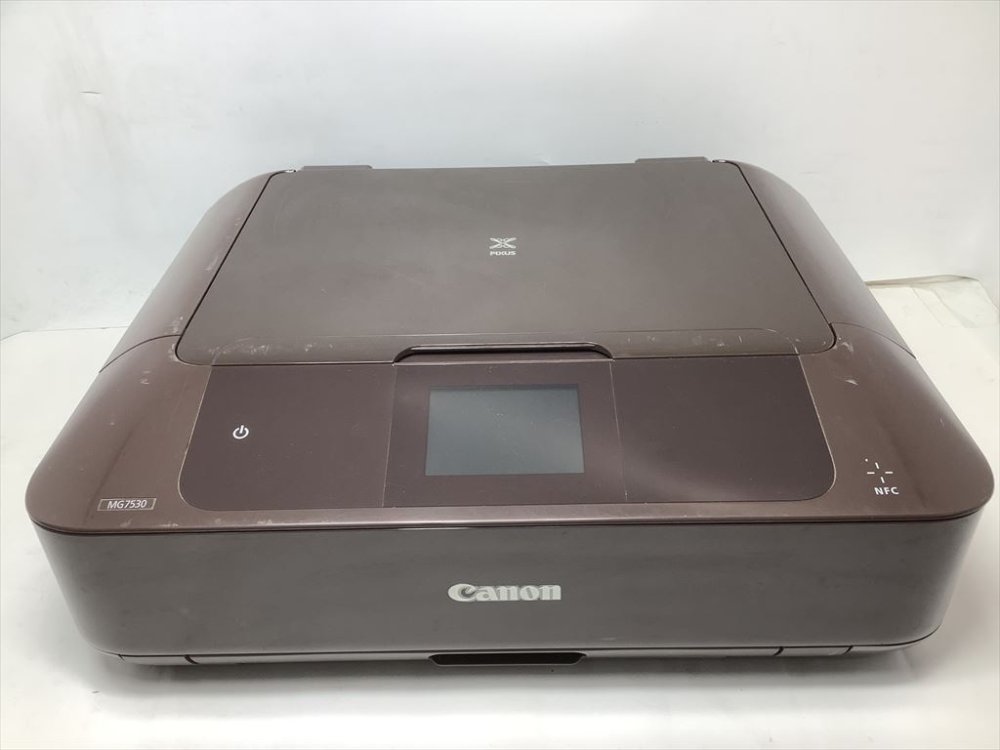 【中古】Canon キヤノンインクジェット複合機 PIXUSMG7530BW ブラウン 8,496円