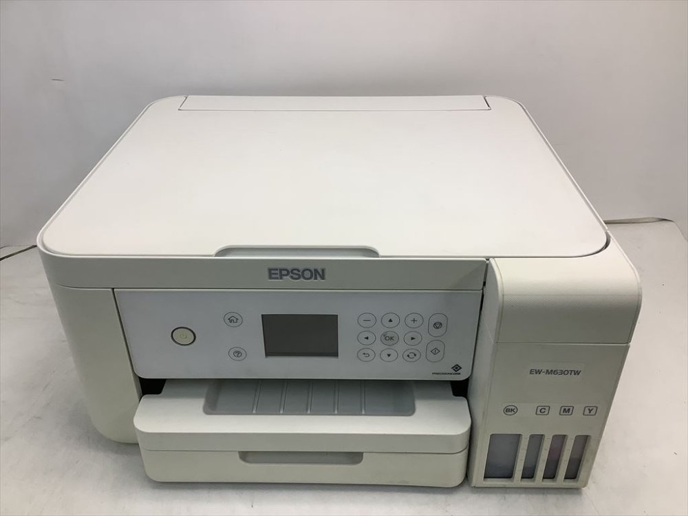 【中古】エプソン a 4 色つや 刷り上げる 相応う エコ 貯蔵タンク 積み上げる インクジェット 印刷者 練りあわせる 機 白いこと epson ew m 630 tw