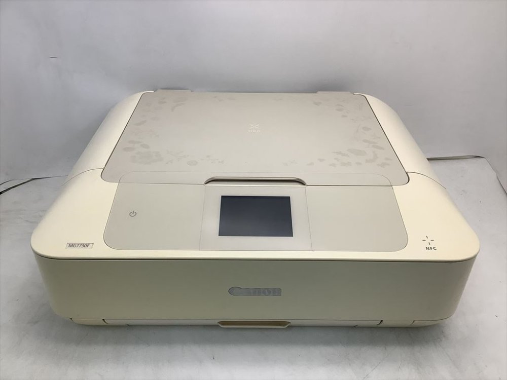 【中古】Canon キヤノン インクジェット複合機 ピクサスアトリエ PIXUSMG7730F エクリュベージュ