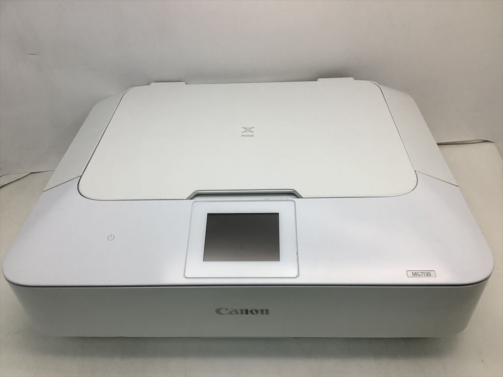 【中古】旧モデル Canon キヤノン インクジェット複合機 PIXUS MG7130 WH｜プリンター専門店プリゴリくん