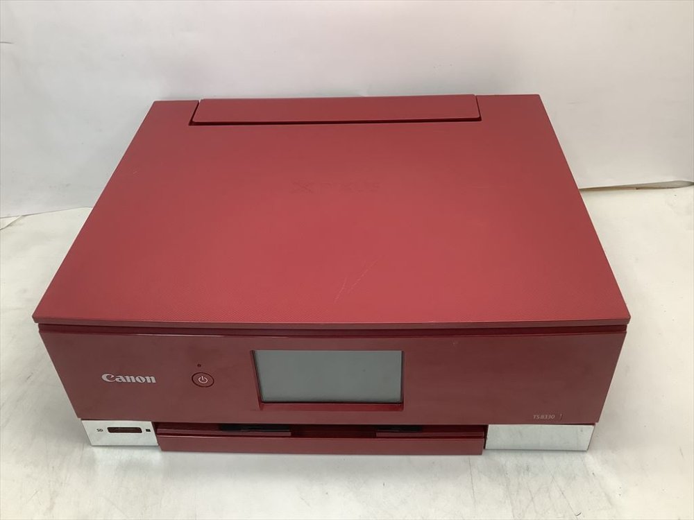 【中古】旧模範例 Canon 印刷工 A4インクジェット練りあわせる機 PIXUS TS8330 赤いこと