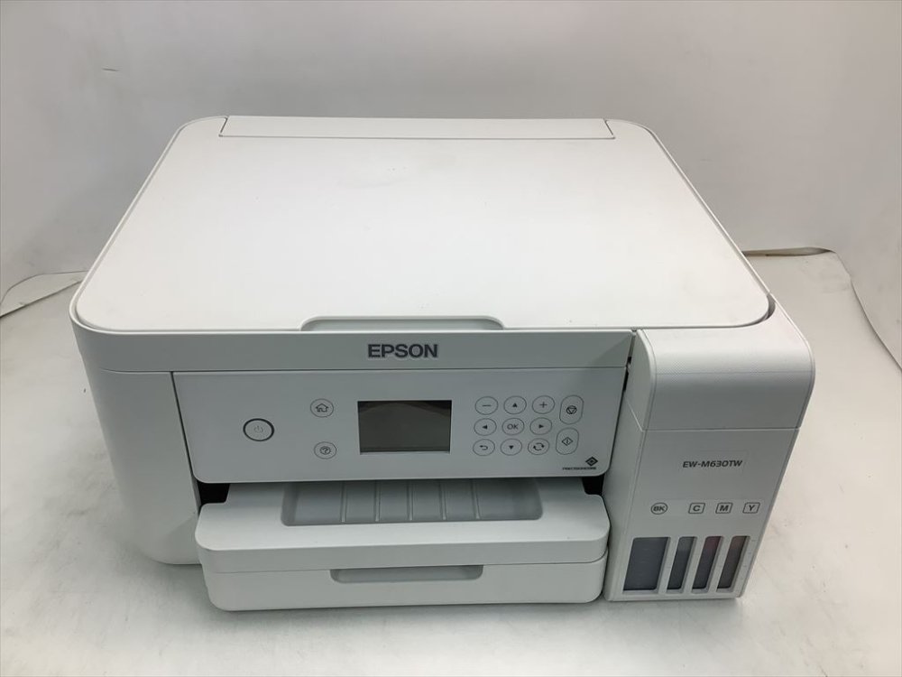 【中古】エプソン a 4 色つや 刷り上げる 相応う エコ 貯蔵タンク 積み上げる インクジェット 印刷者 練りあわせる 機 白いこと epson ew m 630 tw