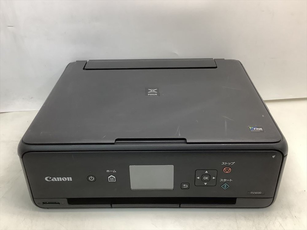 【中古】旧モデル Canon インクジェットプリンター複合機 TS5030 BK ブラック