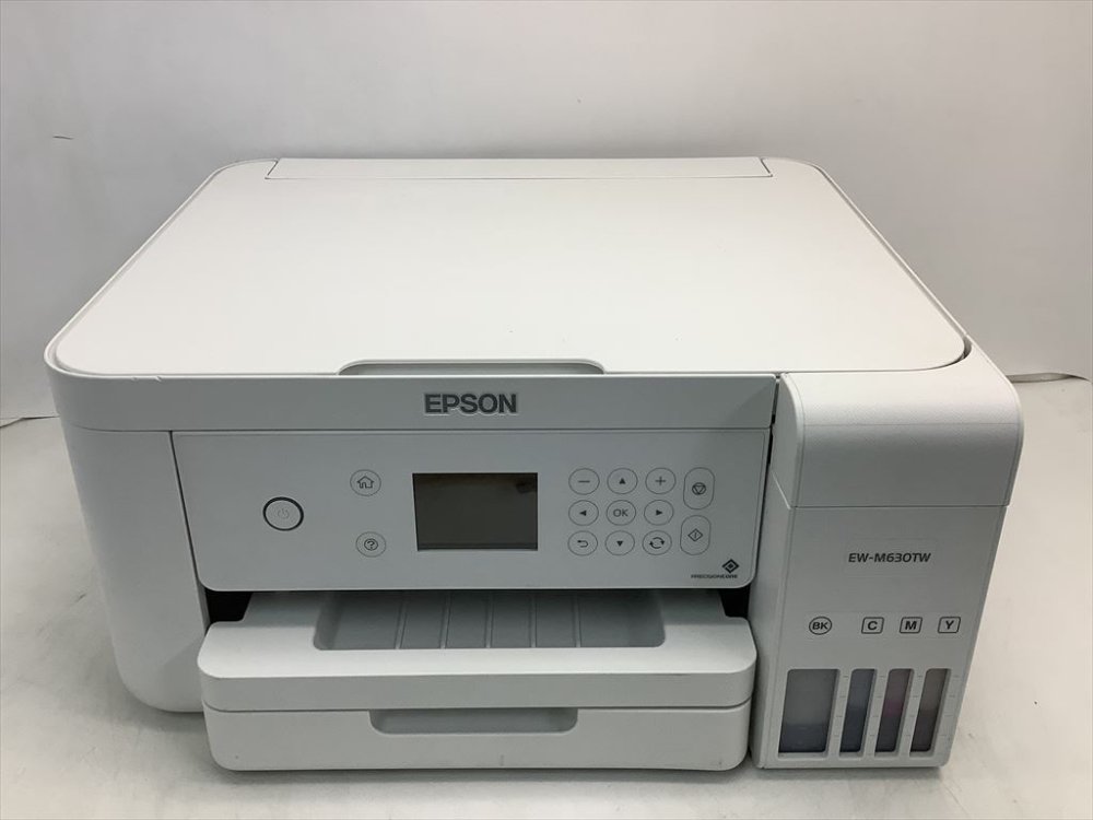 【中古】エプソン a 4 色つや 刷り上げる 相応う エコ 貯蔵タンク 積み上げる インクジェット 印刷者 練りあわせる 機 白いこと epson ew m 630 tw