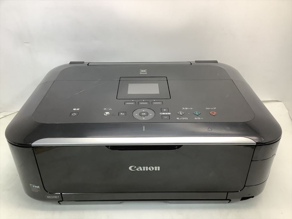 【中古】Canon インクジェット複合機 PIXUS MG5330 5色W黒インク 自動両面印刷 無線LAN搭載 サイレントモード搭載 ECO設定付 PIXUSMG5330