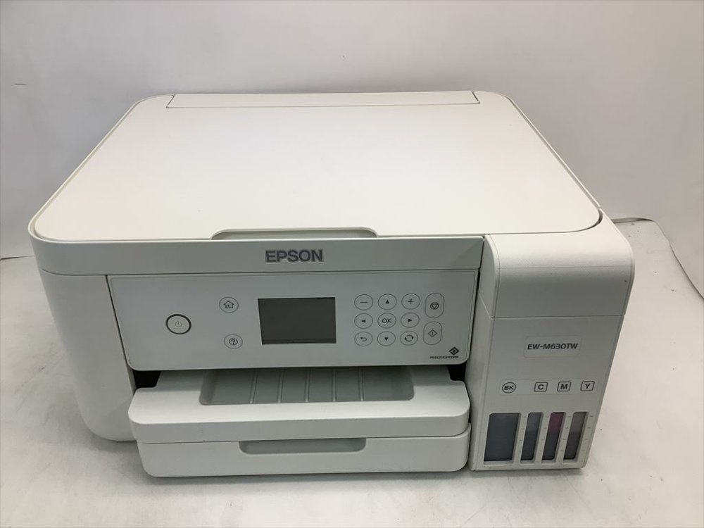 【中古】エプソン a 4 色つや 刷り上げる 相応う エコ 貯蔵タンク 積み上げる インクジェット 印刷者 練りあわせる 機 白いこと epson ew m 630 tw